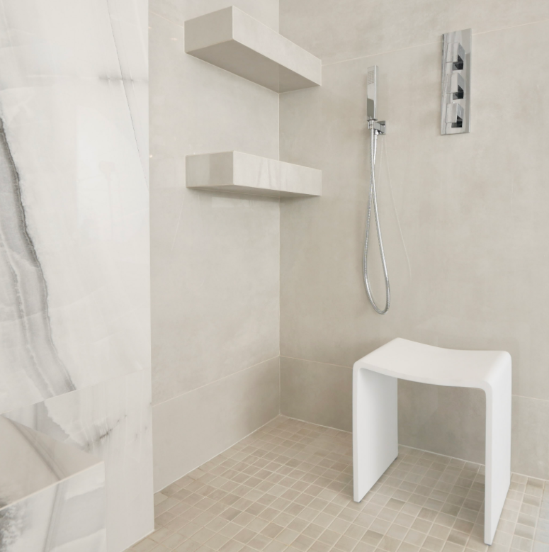 SolutionBased Refine M2 Designer Shower Stool