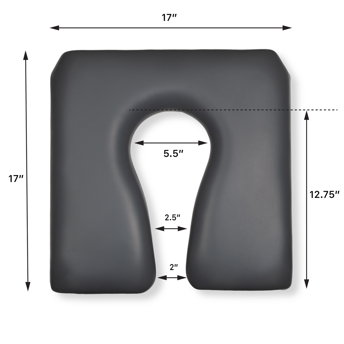 ShowerBuddy Soft Foam Cushion w/ 5.5" Petite Opening (SB6C & SB6W) - High Grade
