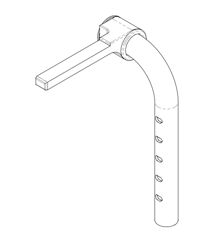 Metapal Seat Pan Adjustment Assembly - Corner 1