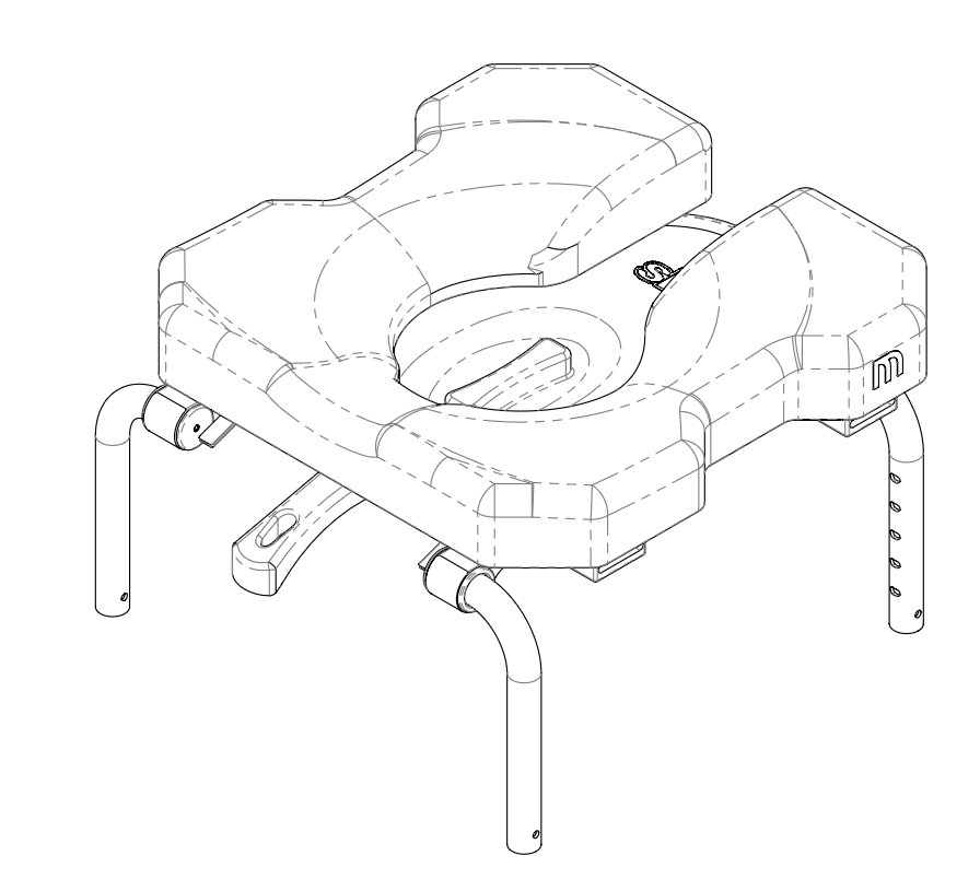 Metapal Seat Cushion Assembly - Closed Front