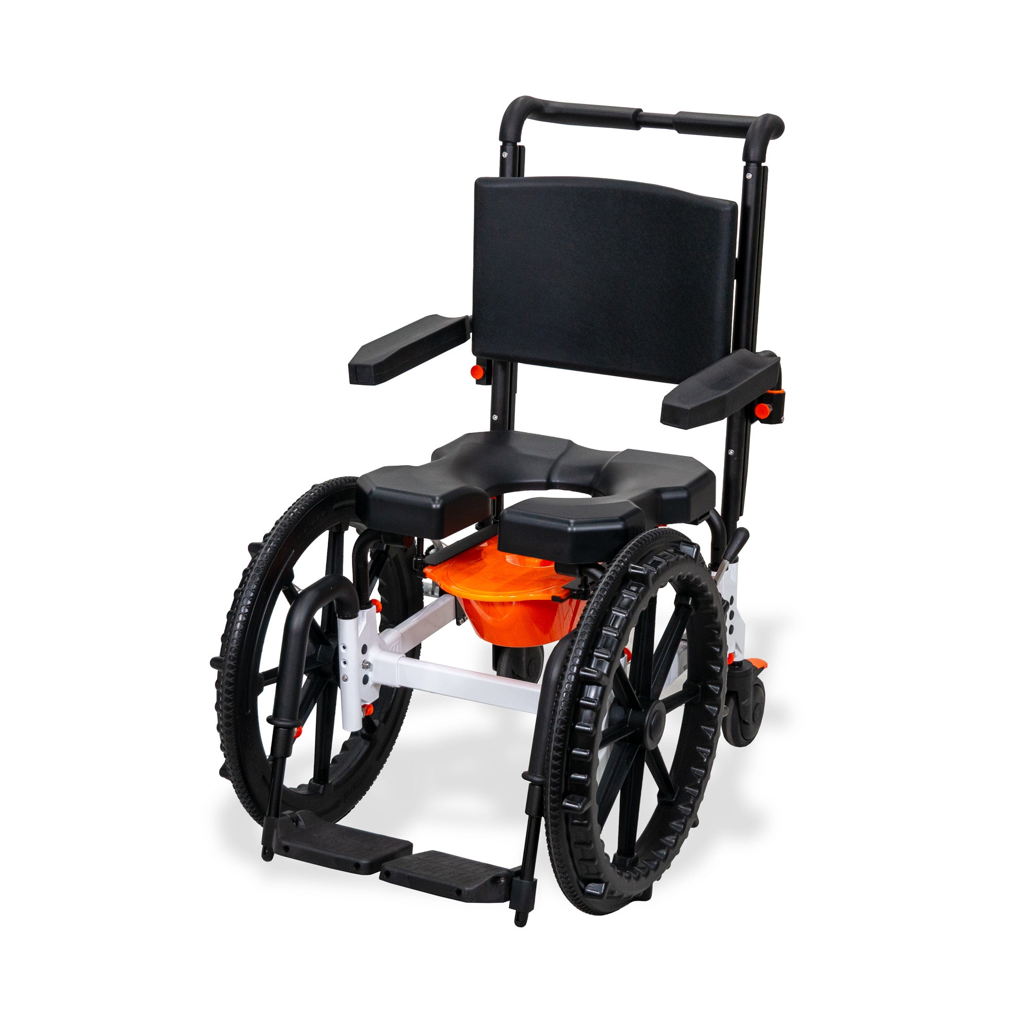 MetaPal M1-SP Self-Propelled Shower Commode Chair