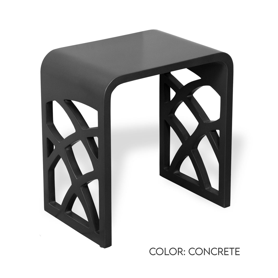 Refine RM3 Designer Shower Stool Concrete Matte - Open Box