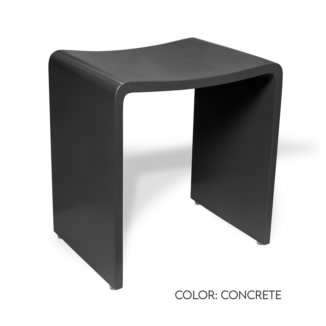 SolutionBased Refine RM2 Shower Stool Concrete Matte - Open Box