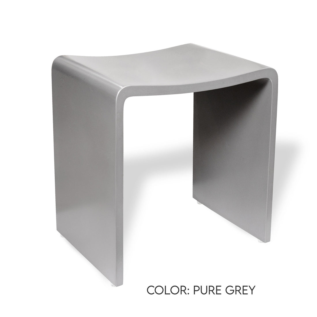 SolutionBased Refine RM2 Shower Stool Pure Gray - Open Box