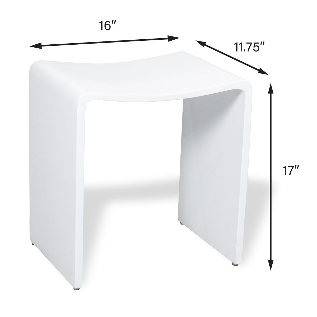 SolutionBased Refine RM2 Designer Shower Stool