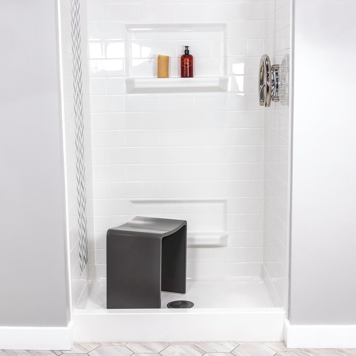 Refine M2 Designer Shower Stool-SolutionBased
