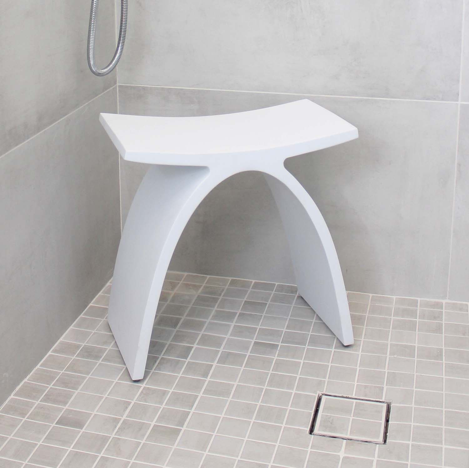 SolutionBased Refine M1 Designer Shower Stool